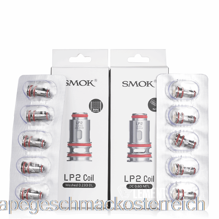 Smok LP2-Ersatzspulen, 0,4 Ohm, Vermaschte LP2-Spulen, Vape-Geschmack